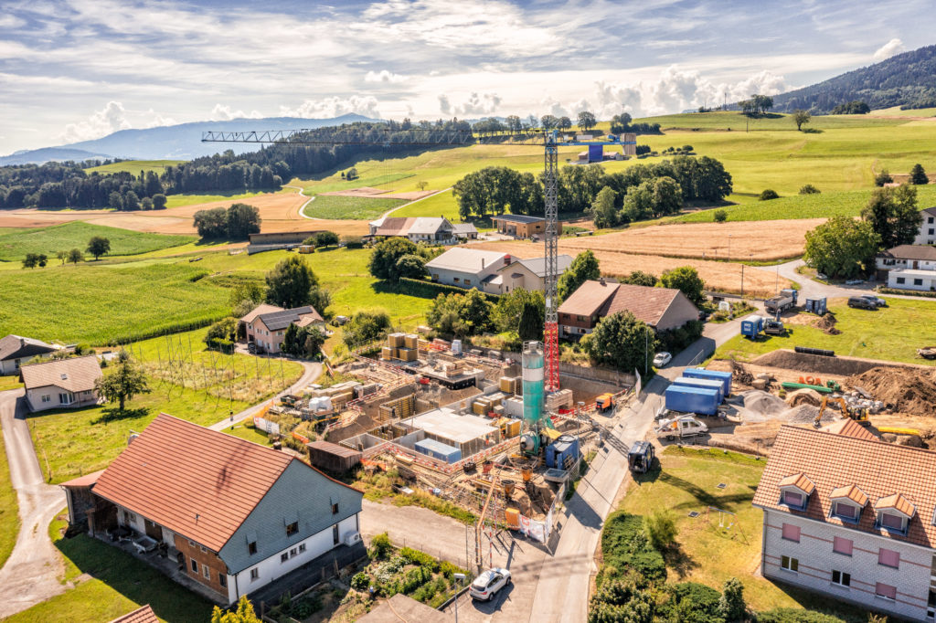 Vue aérienne PPE du Velaz à Gibloux - DT Concept