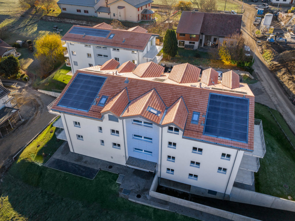 Vue aérienne PPE du Velaz à Gibloux - DT Concept