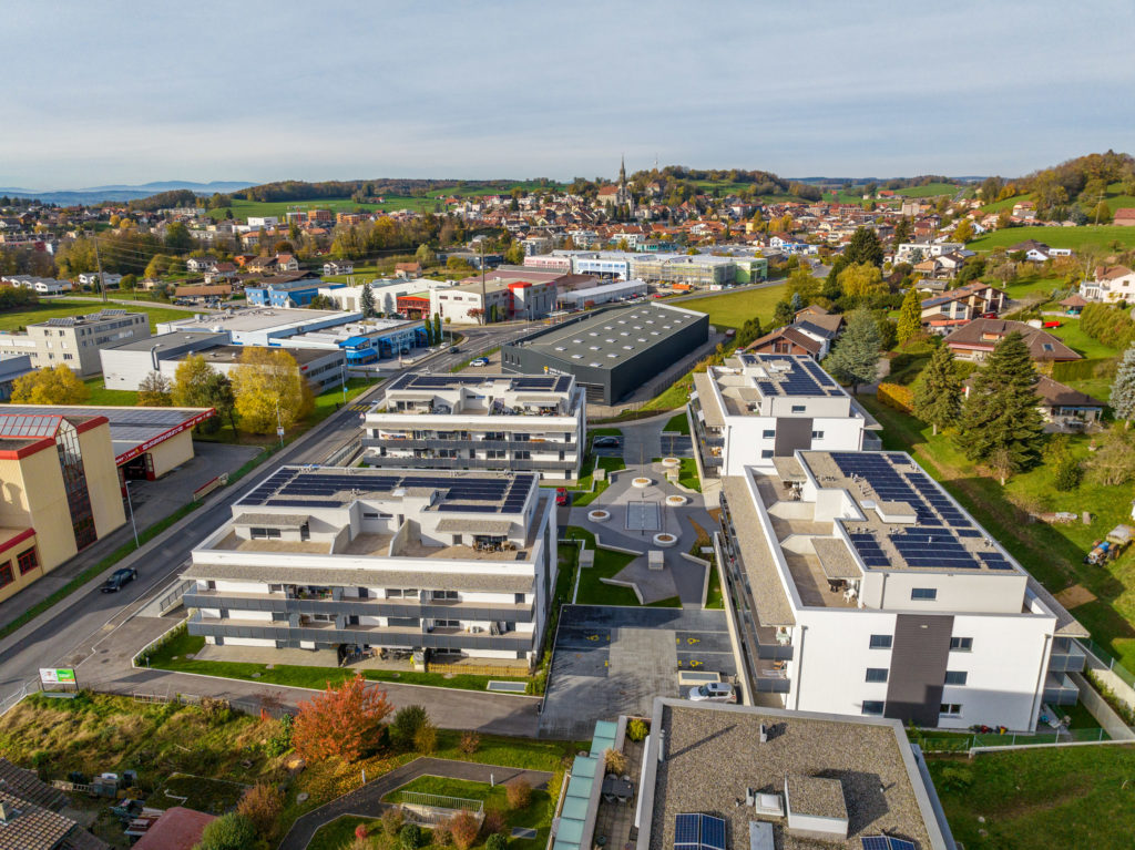 Vue aérienne PPE La Fontaine - DT Concept