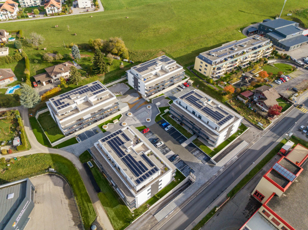 Vue aérienne PPE La Fontaine - DT Concept