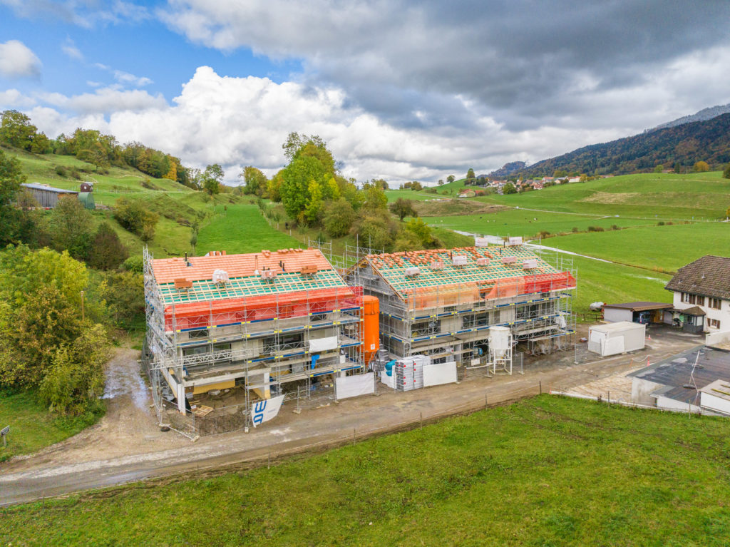 Vue aérienne PPE Les Crêts - DT Concept