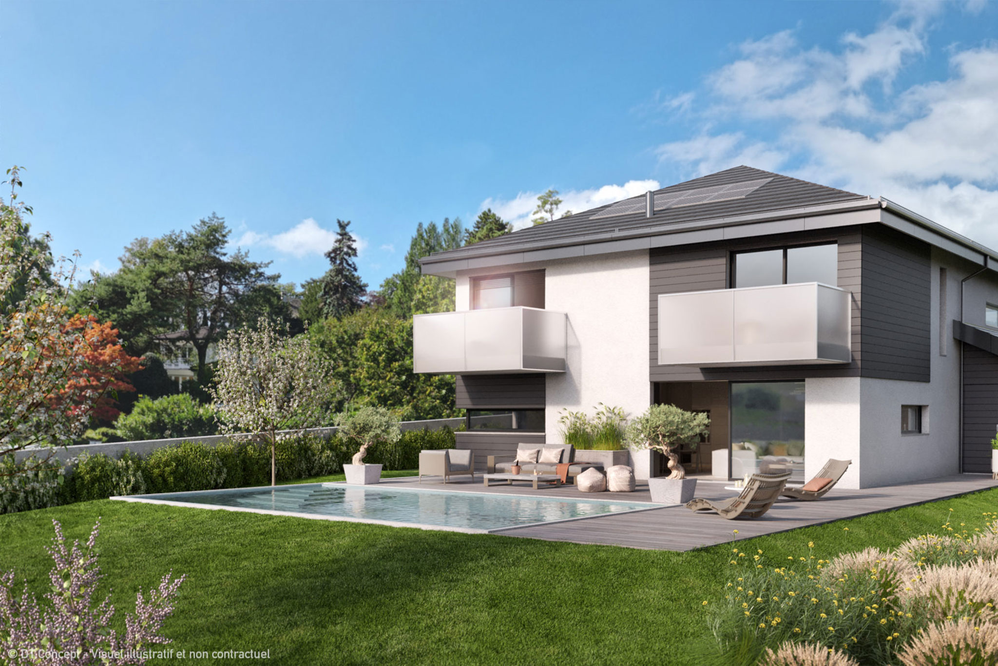 Réalisation Villa Clies II à Corsier-sur-Vevey - DT Concept