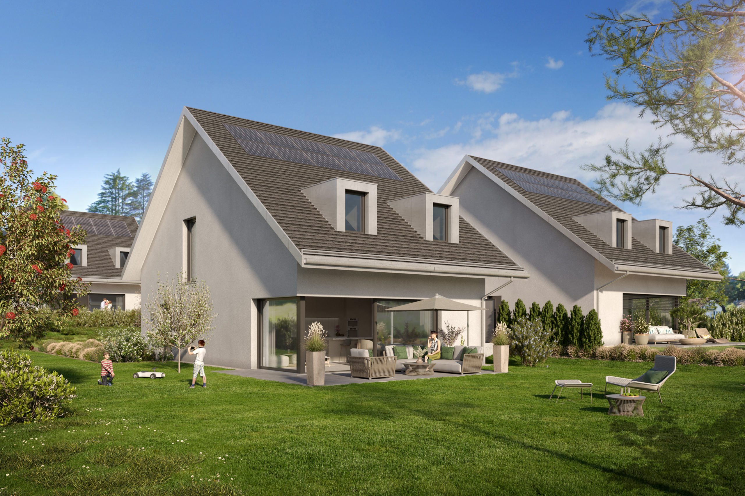 Vue Exterieure Forellys Forel Vue extérieure Forellys à Forel - DT Concept