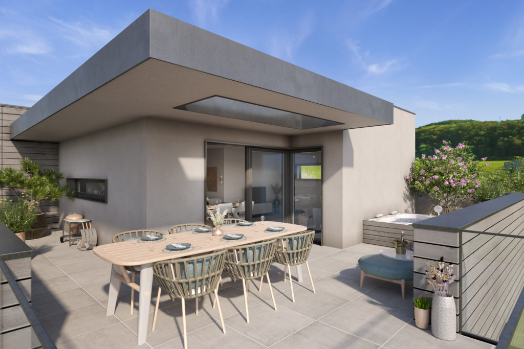 Vue extérieure La Petite Fontaine - DT Concept