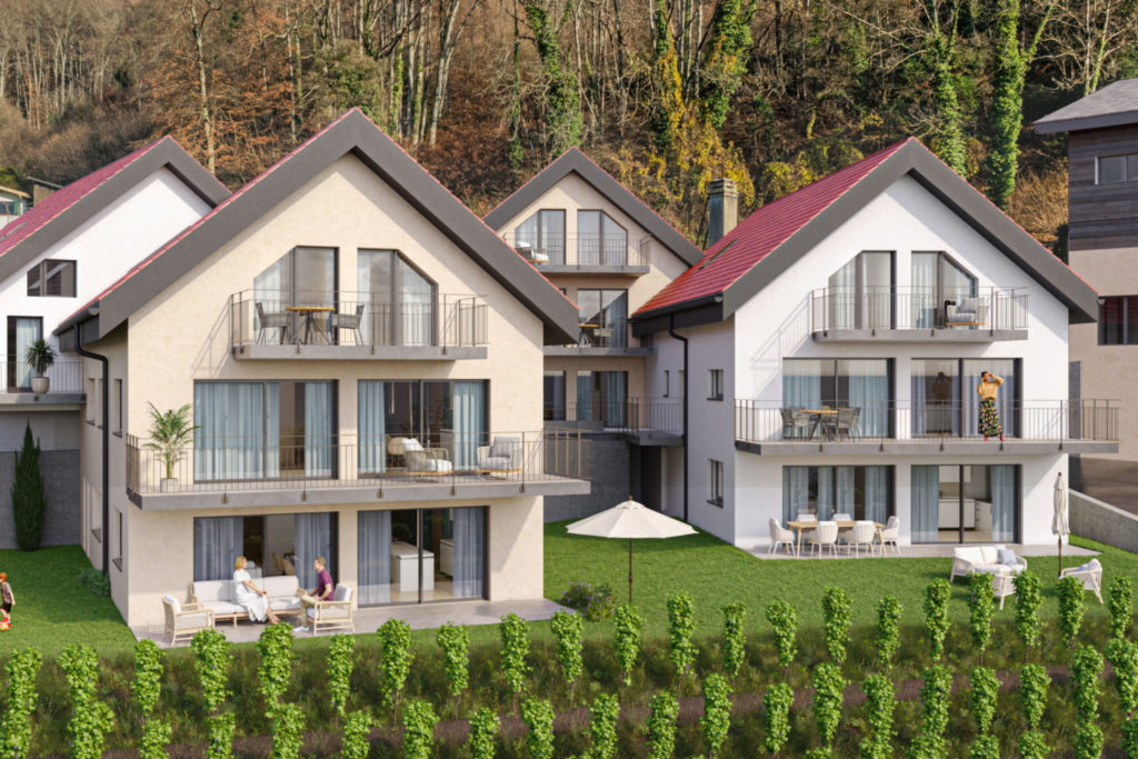 Vue extérieure Ollon Les Vignes à Ollon - DT Concept