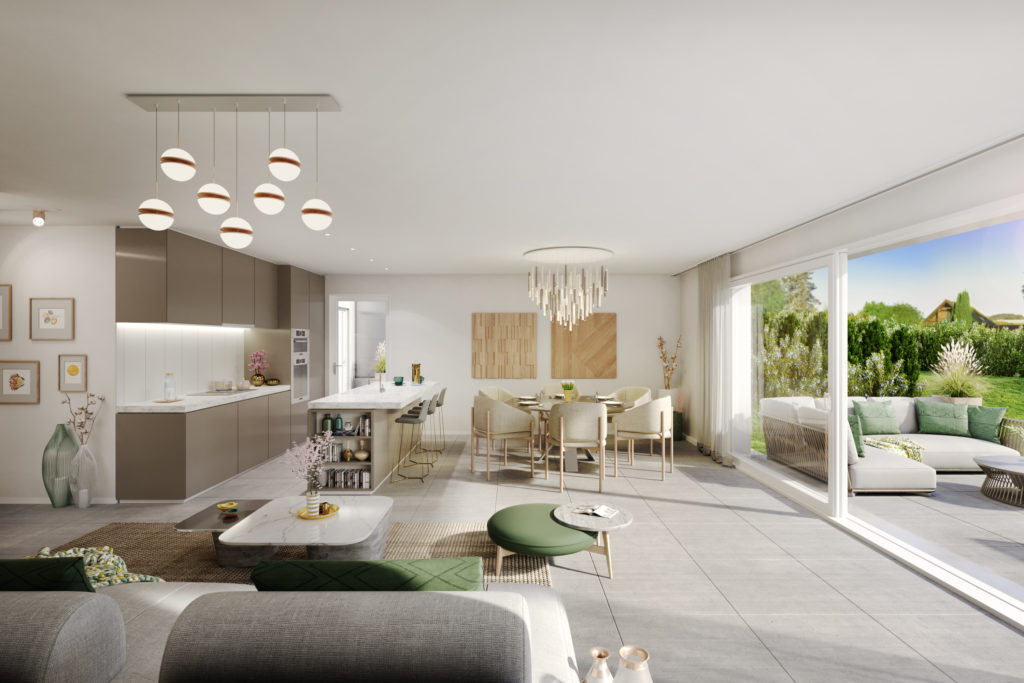 Vue intérieure Forellys à Forel - DT Concept