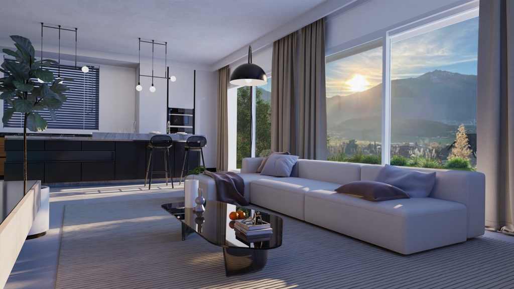 Vue intérieure Ollon Les Vignes à Ollon - DT Concept