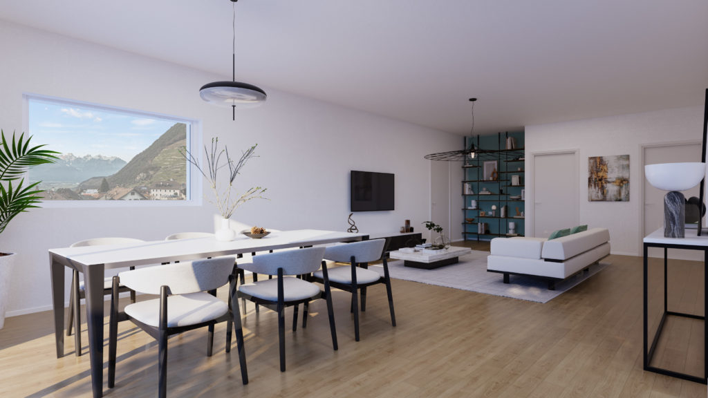 Vue intérieure Ollon Les Vignes à Ollon - DT Concept