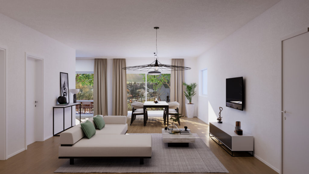 Vue intérieure Ollon Les Vignes à Ollon - DT Concept